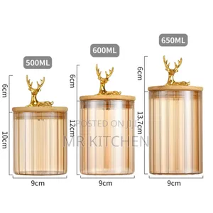 Unquie Food Storage Glass Jur