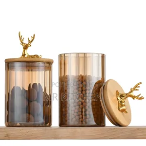 Unquie Food Storage Glass Jur