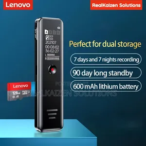 LENOVO 32GB Rechargeable Digital Audio | Voice Recorder