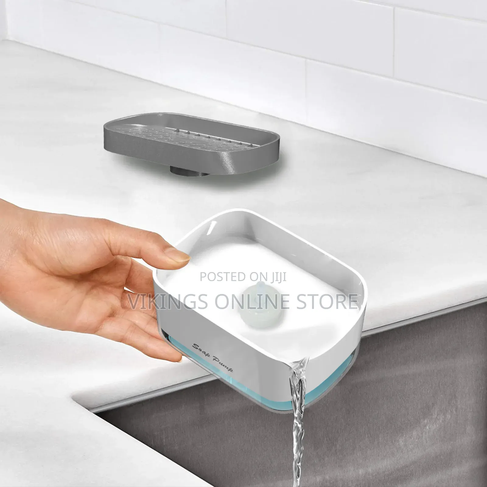 Creative Kitchen Soap Dispenser Box Sponge Holder