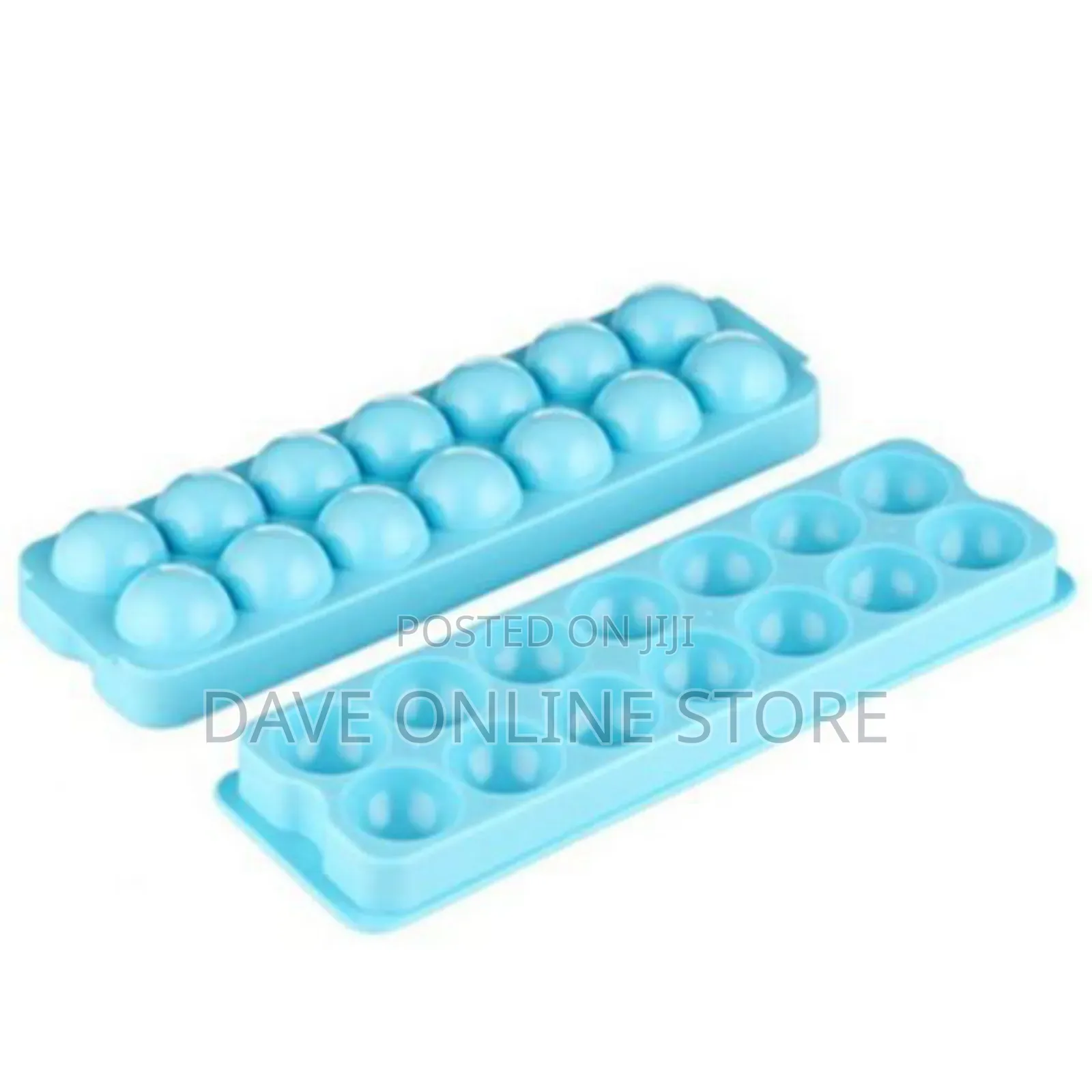 Blue 14 Grid Round Ice Cube Tray Mould Ice Ball Maker-