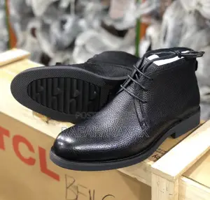 Original Black Clarks Gentle Leather Ankle Boots
