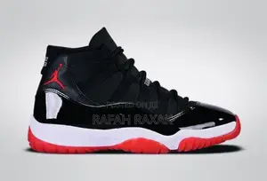Original Nike Air Jordan 11 Retro Black/Red Sneakers