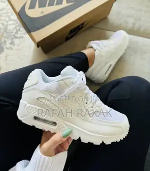 Original Unisex Triple White Nike Air Max Sneakers