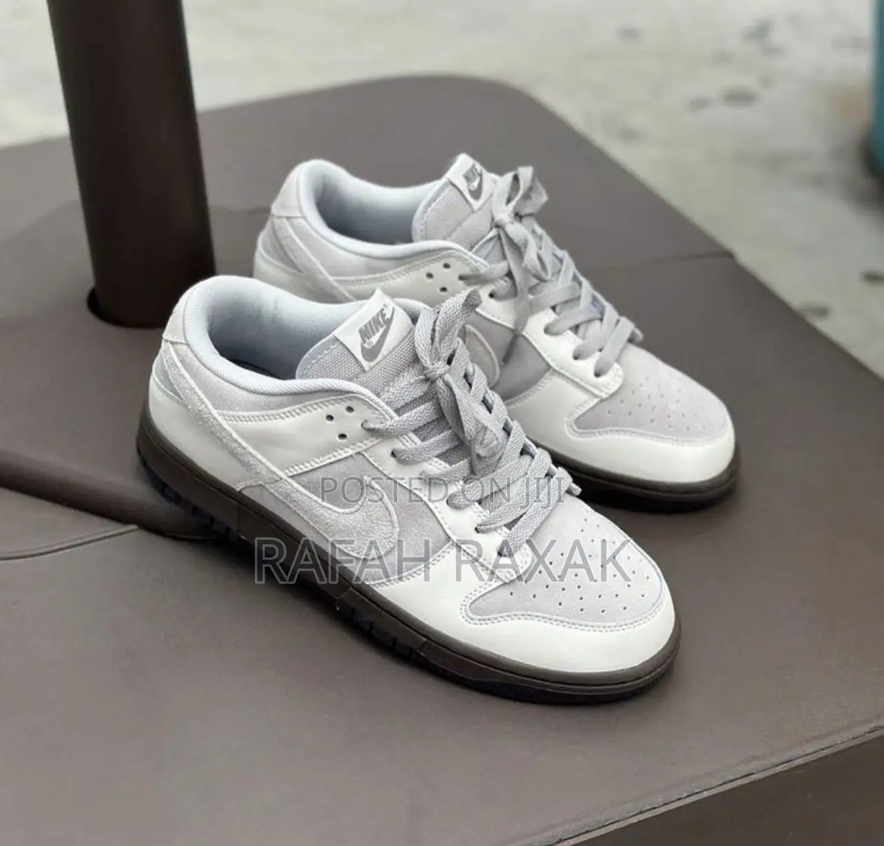 Original Grey Nike Dunk Low Ironstone Sneakers