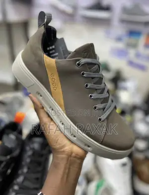 Original Men’S Brown Casual Ecco Leather Sneakers