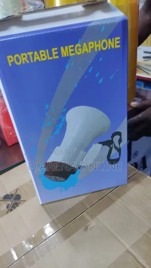 Portable Megaphone With Rechargeable Battery