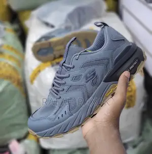 Original Grey Skechers Max Protect Sneakers