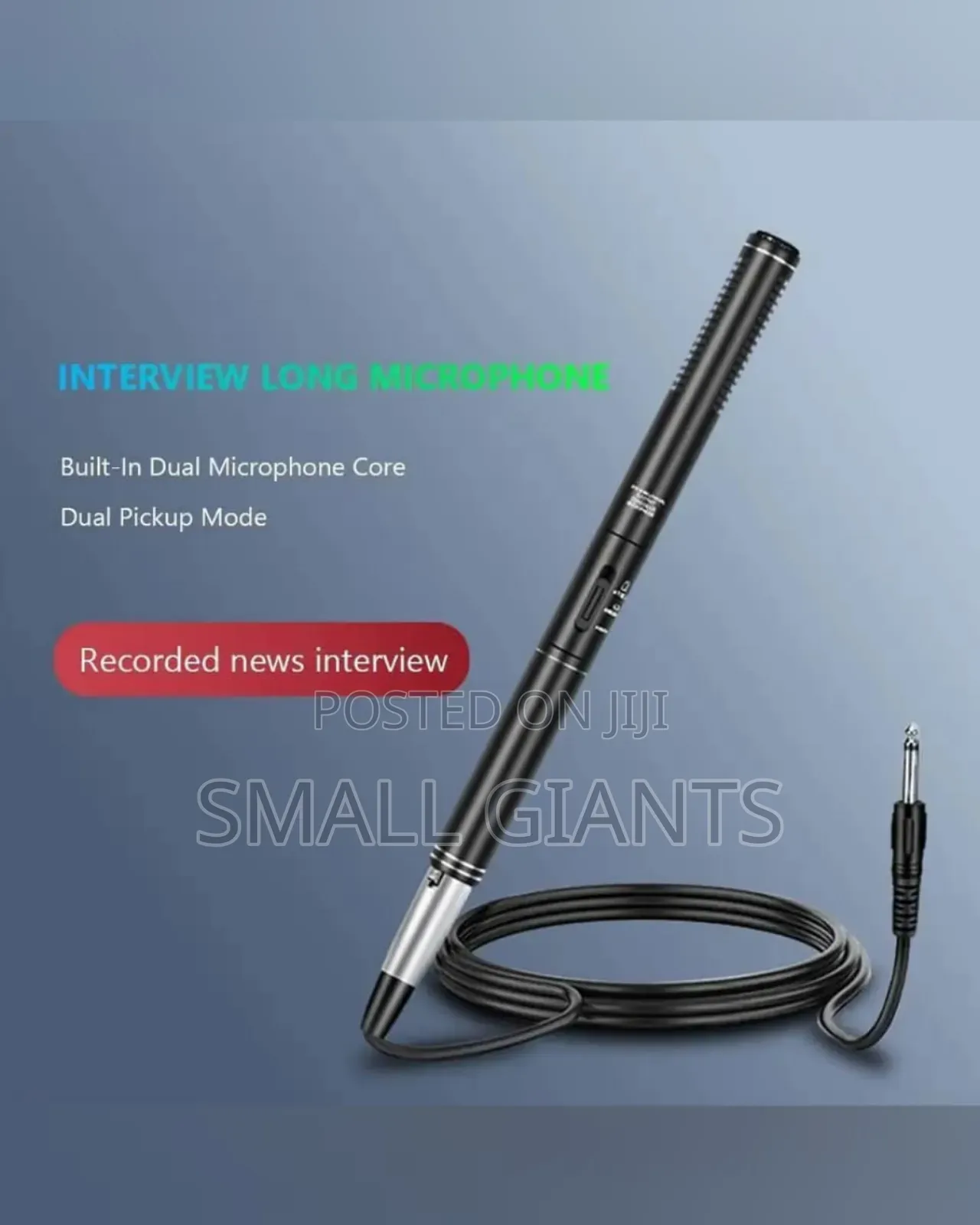 Uni Directional Condenser Microphone/Boom Microphone