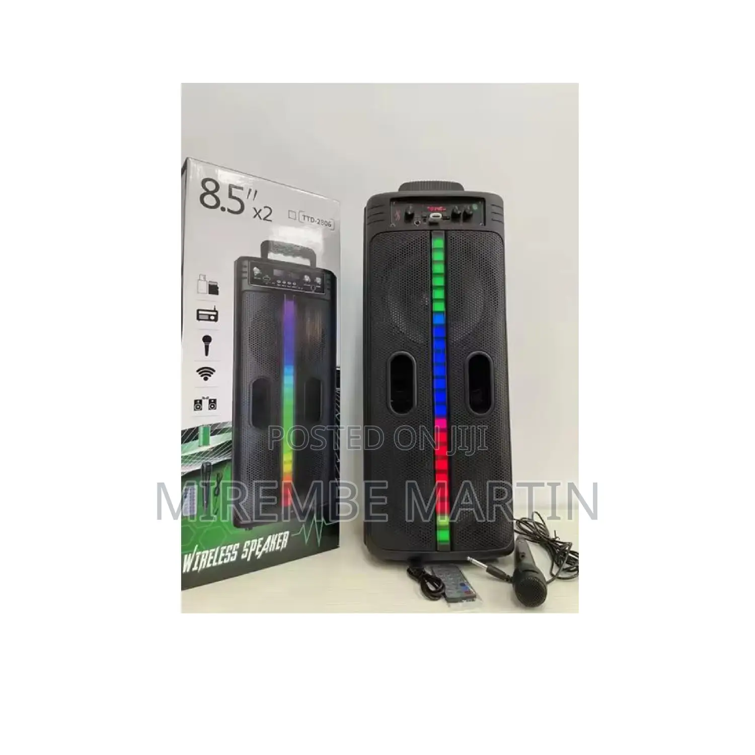 Rechargeable Electric Bluetooth Speaker With Mic.