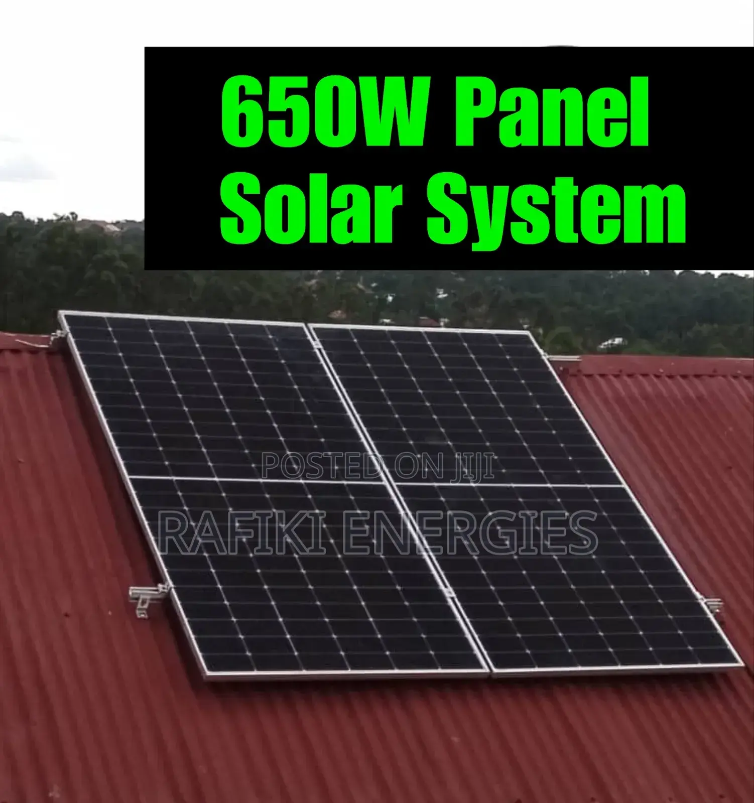 650W Solar Panel System