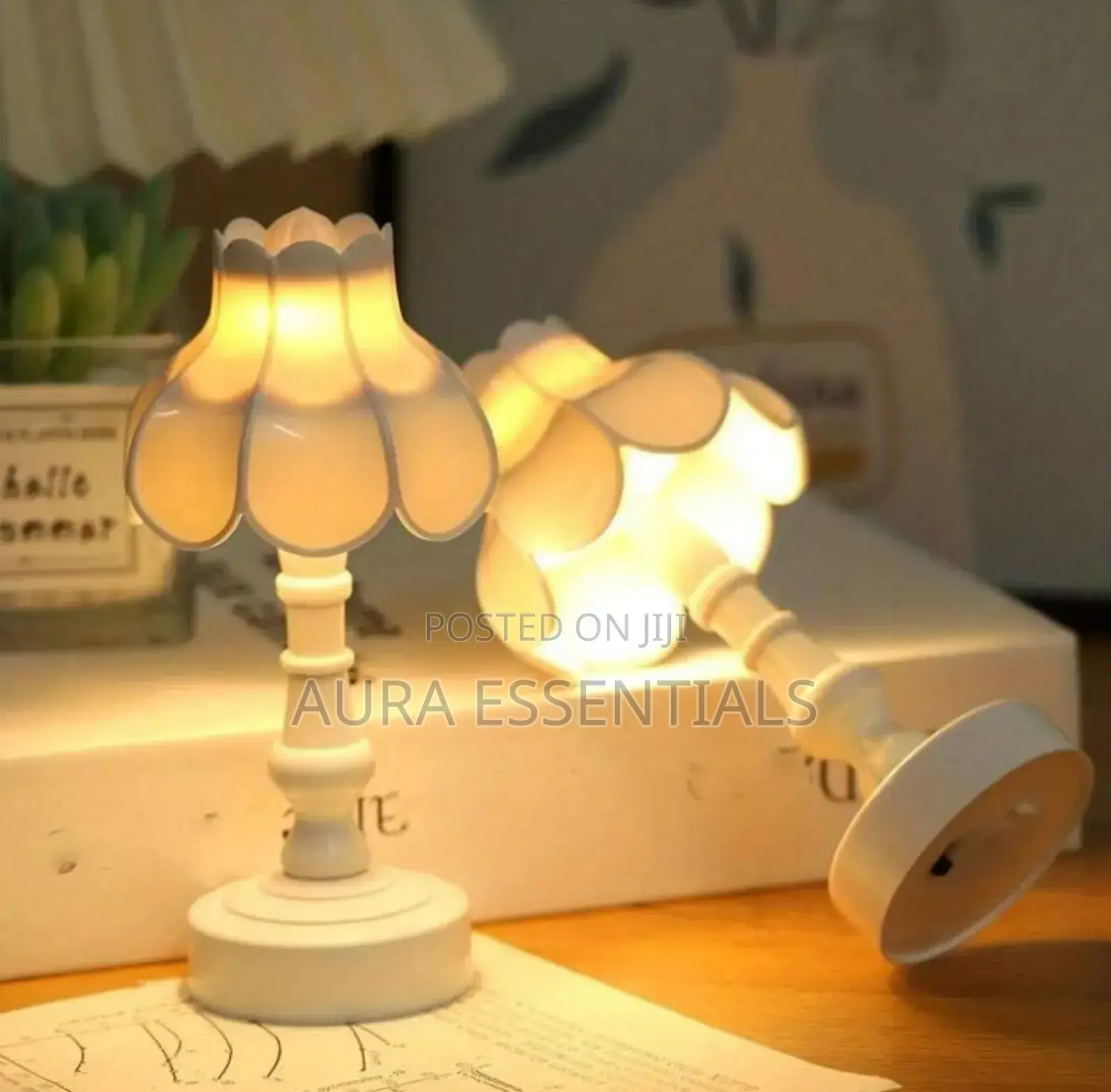 Nordic Vintage Style Led Lotus Night Light