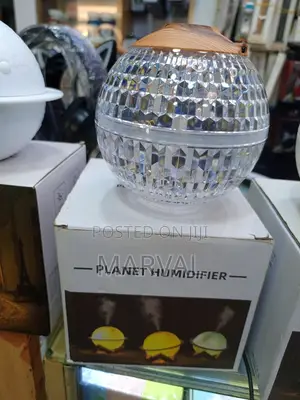Mini Crystal Humidifier Ball With Colorful Table Lamp