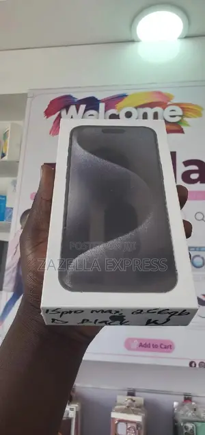 New Apple iPhone 15 Pro Max 256 GB Black