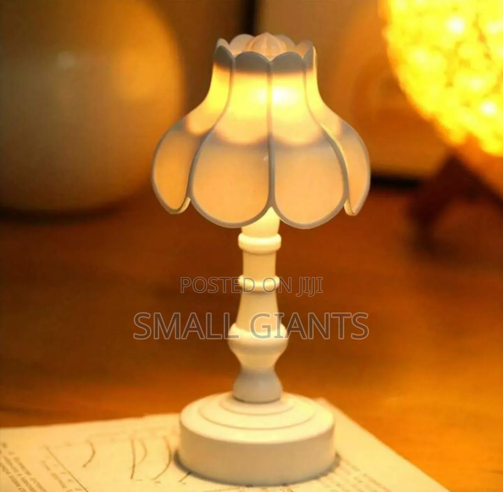 Nordic Vintage Style Led Lotus Night Light