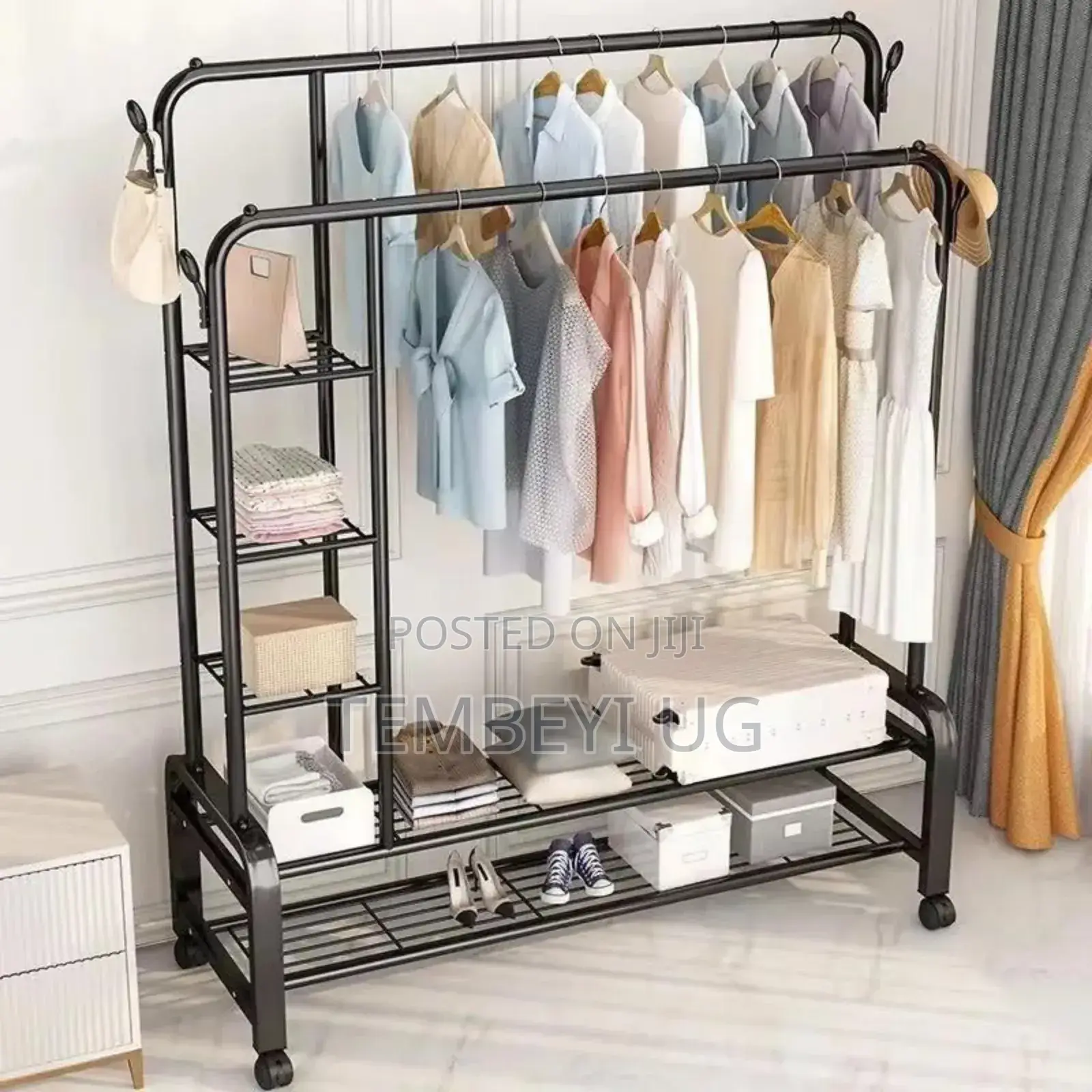 Strong Steel Multipurpose Clothes Rack