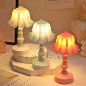 1pc Lotus Small LED Table Lamp