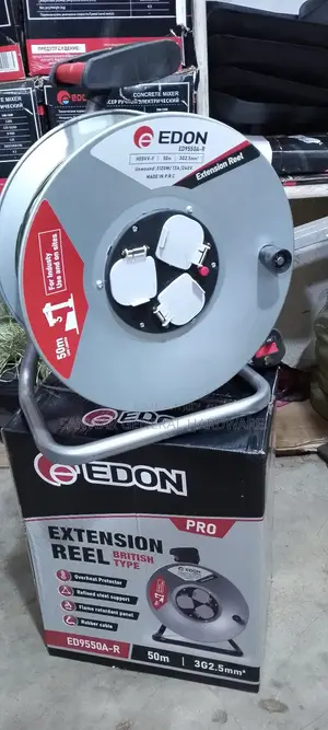 50m,(2.5mm Cable Extension Cable Reel,Heavy Duty/Industrial