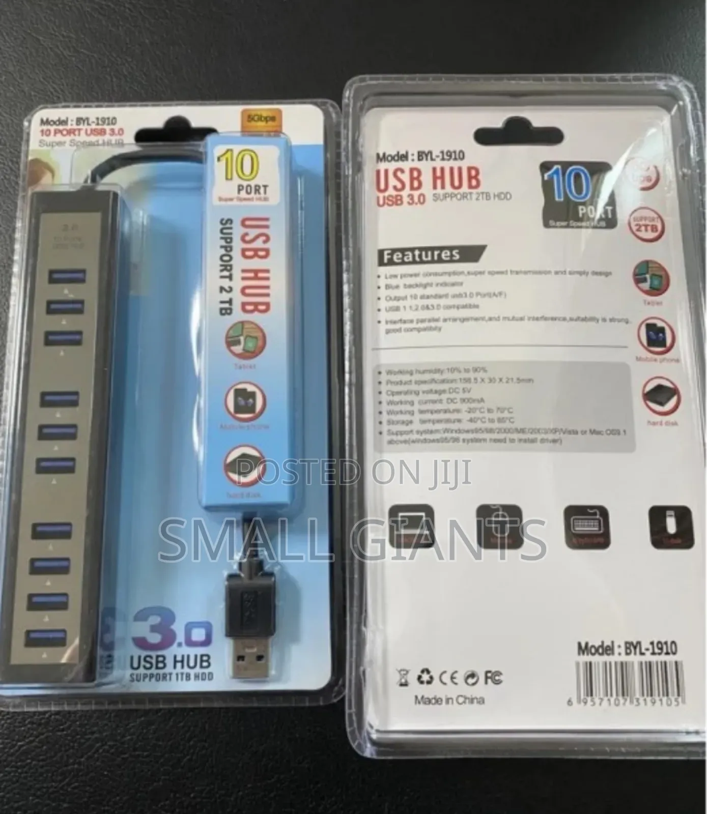 10 Port High Speed 5gbps 3.0 Usb Hub