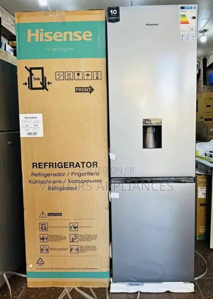 341 Liters Hisense Double Door Fridge NEW MODEL