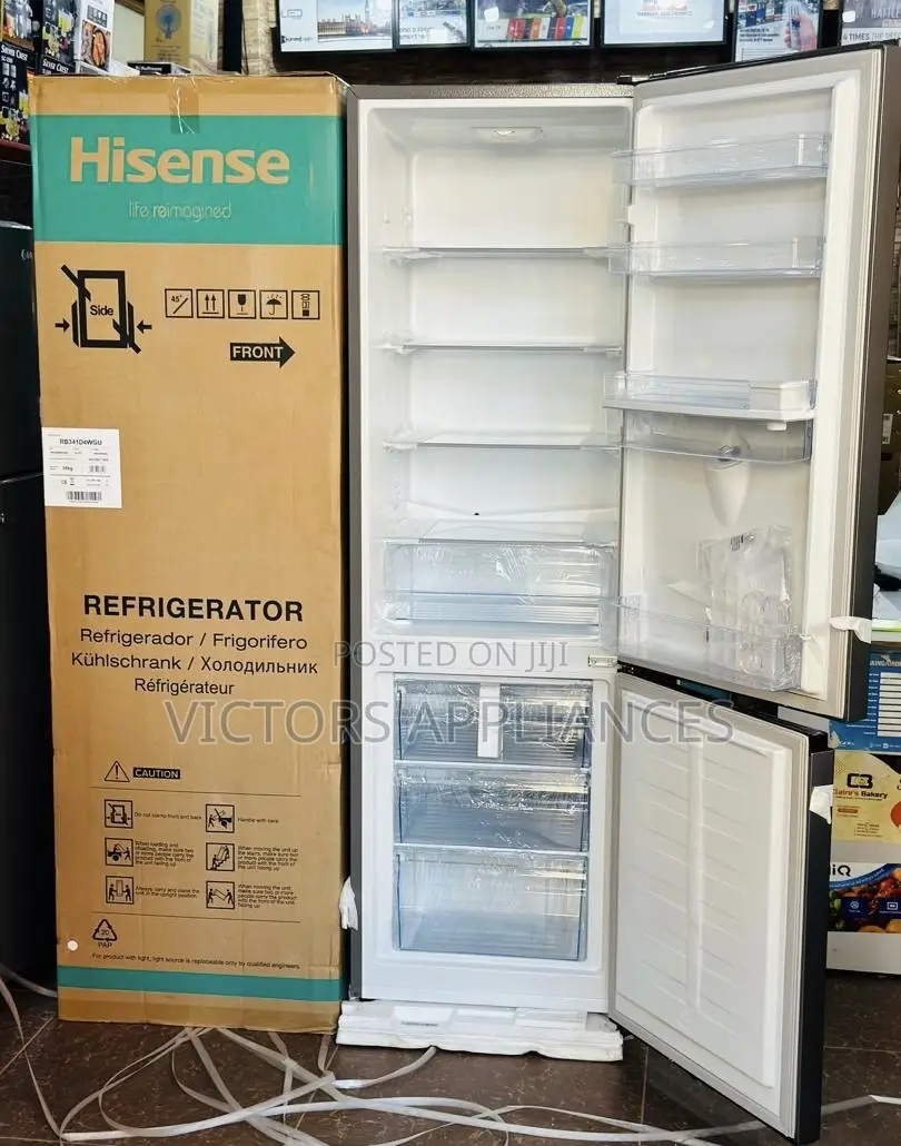 341 Liters Hisense Double Door Fridge NEW MODEL