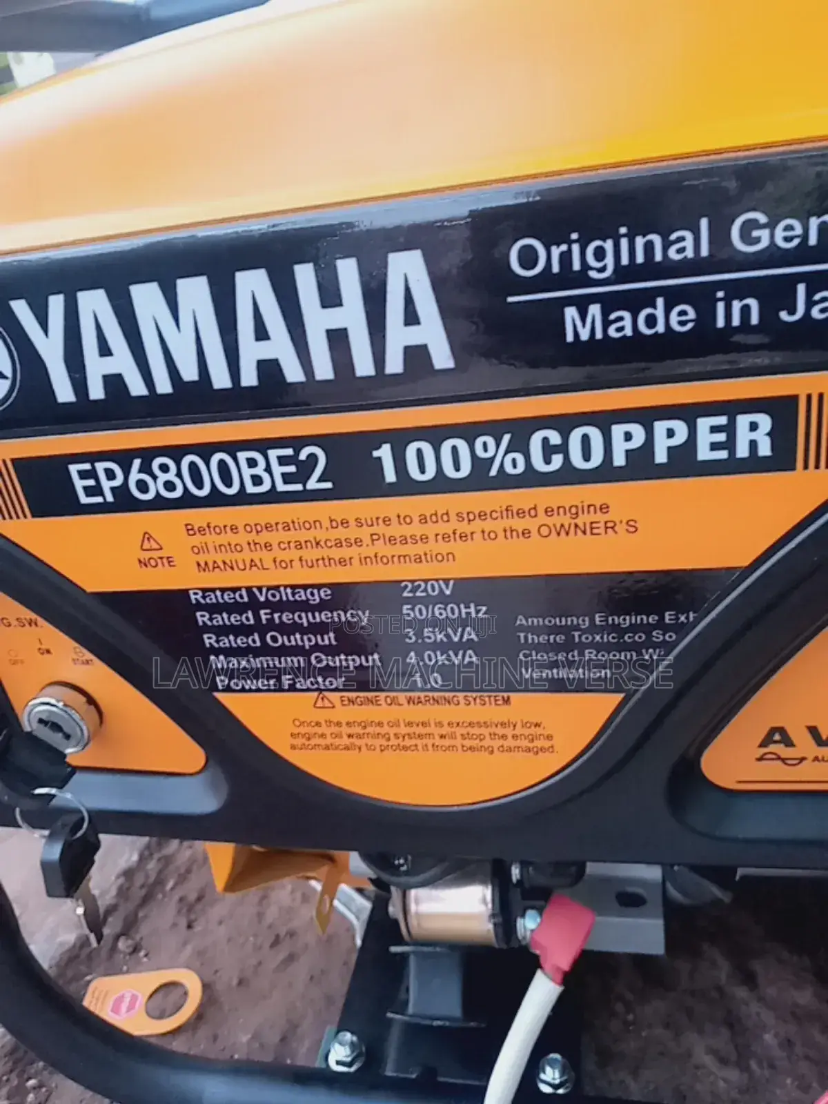 Gasoline Generator 4kva