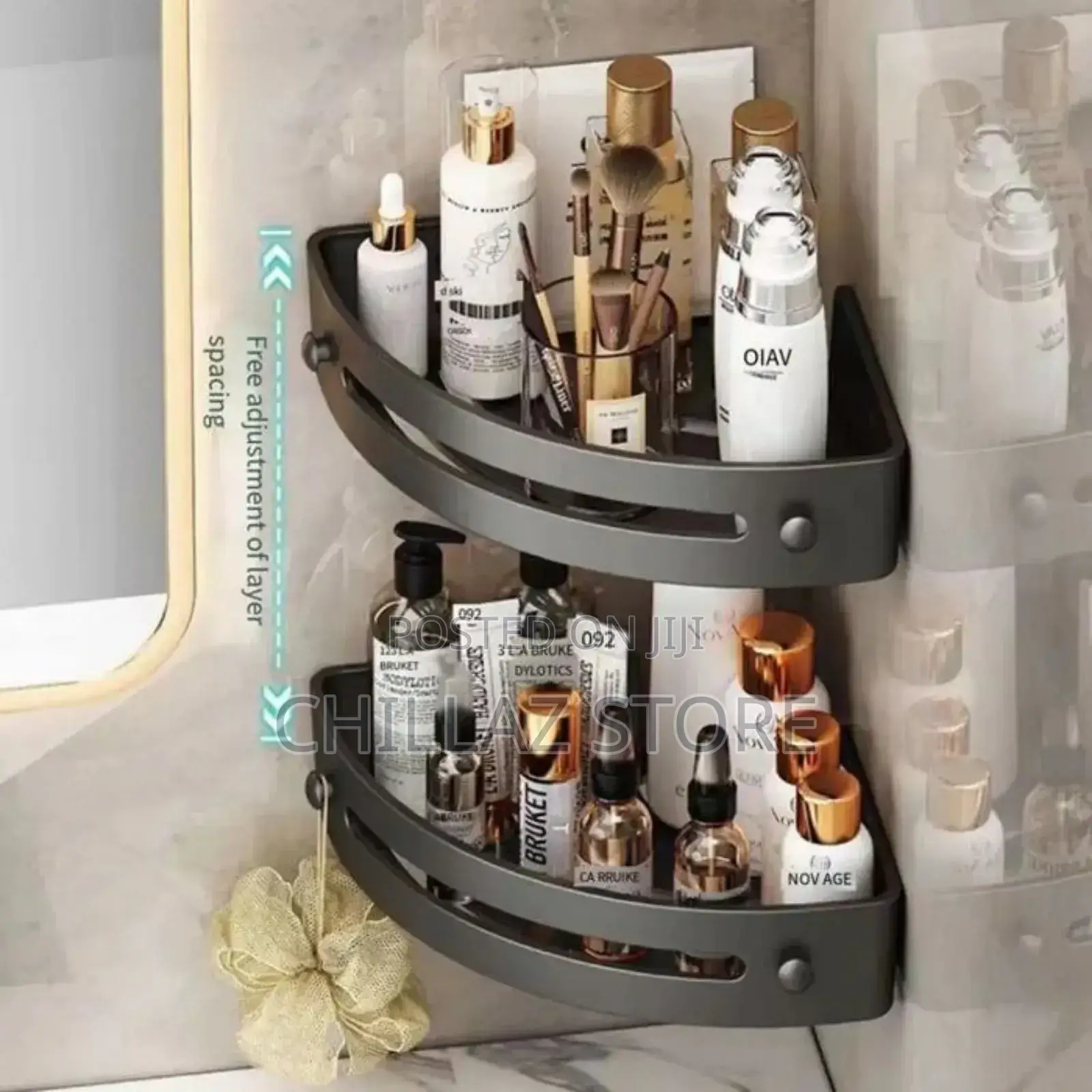 Stainless Metallic Shelf Rack