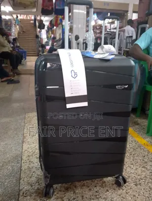 Pure Rubber Plastic Suitcases. Large. ( Black)