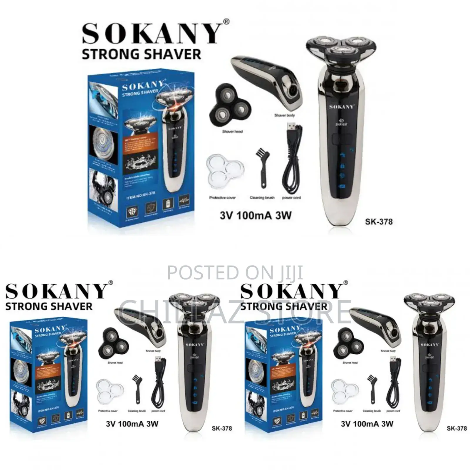3 in 1 Rechargeable Shaver