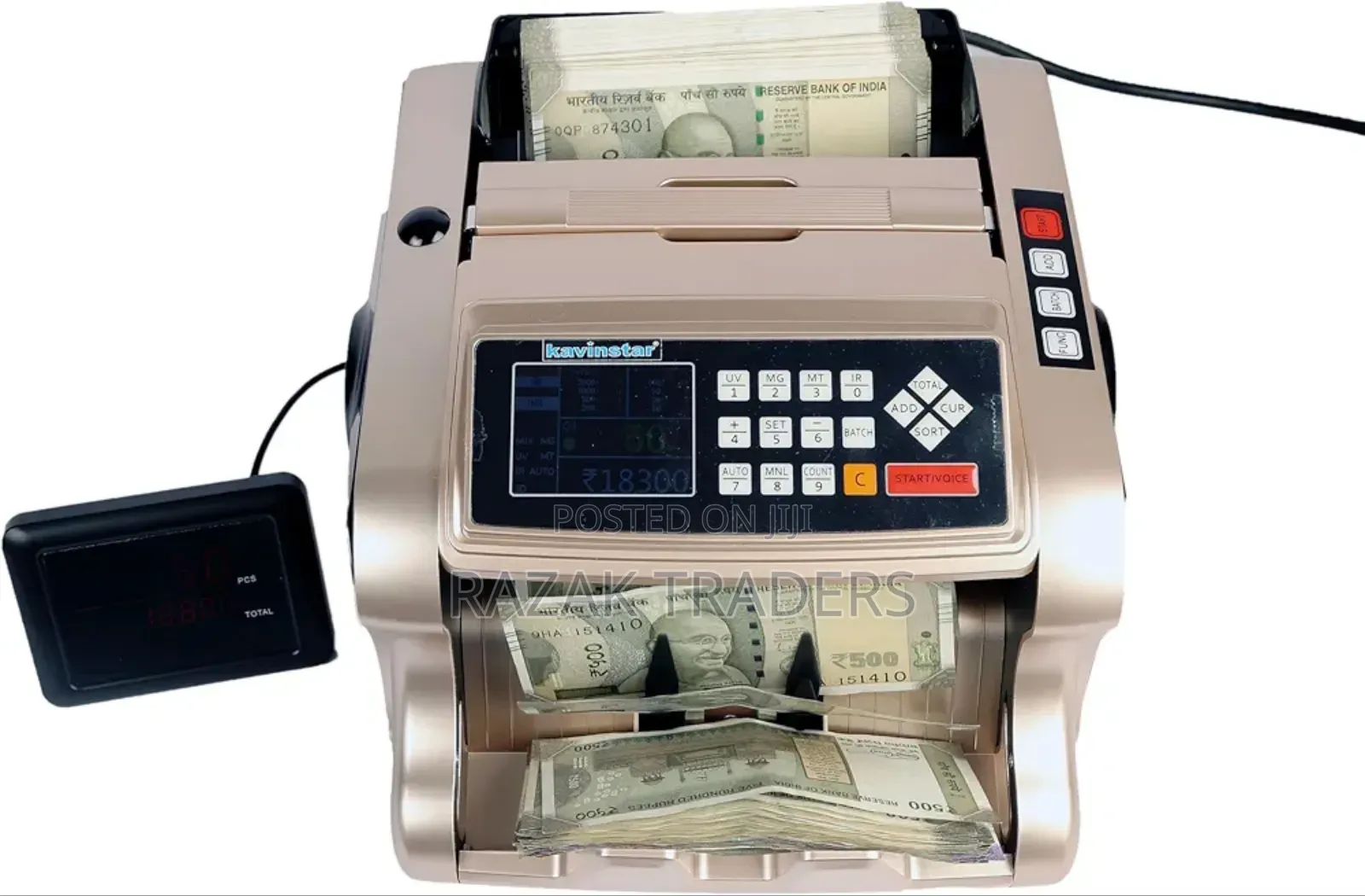 Mix Note Counting Machine With Fake Note Detector