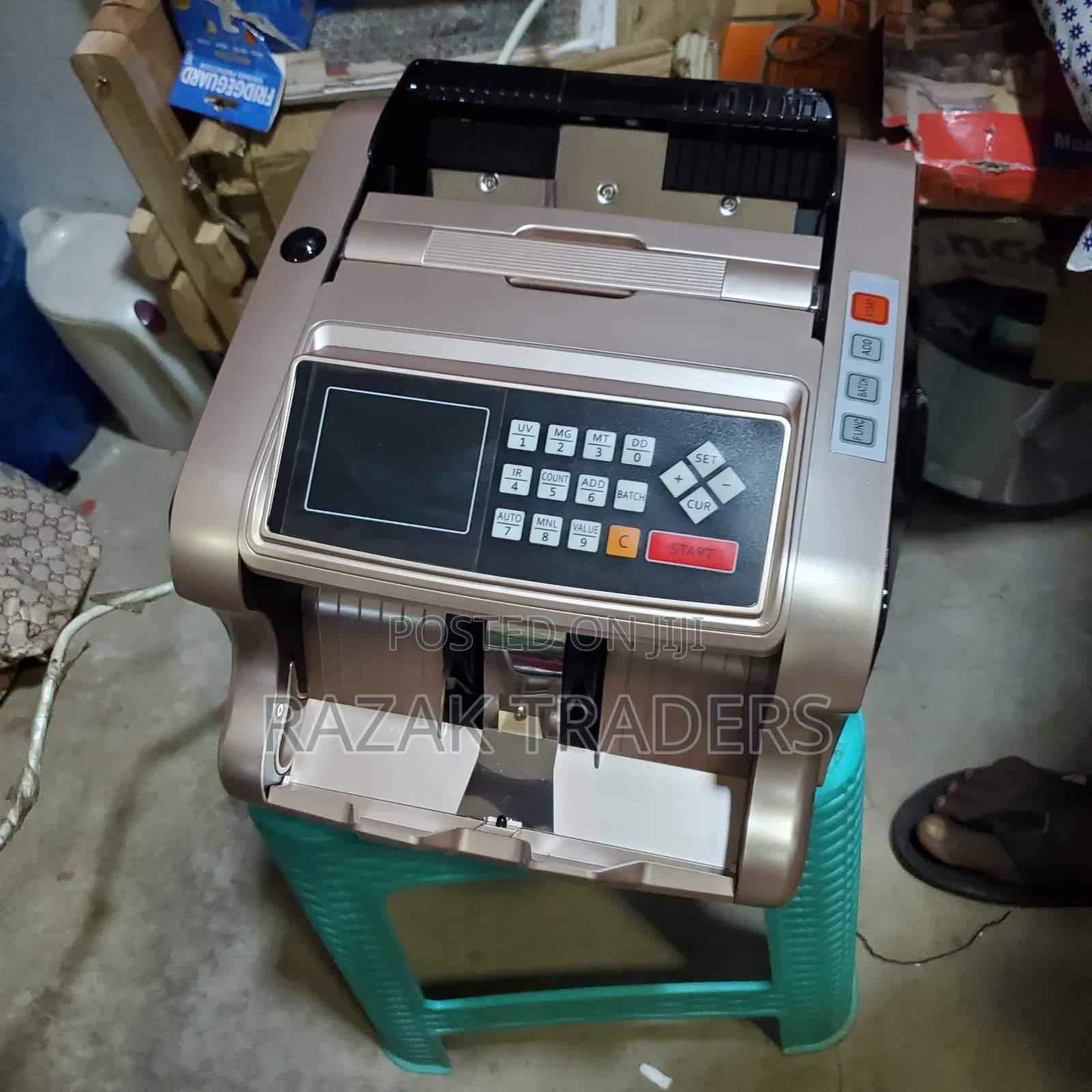 Mix Note Counting Machine With Fake Note Detector