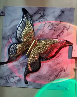 Decorative Art Piece Butterfly Metal Craft Home Decor