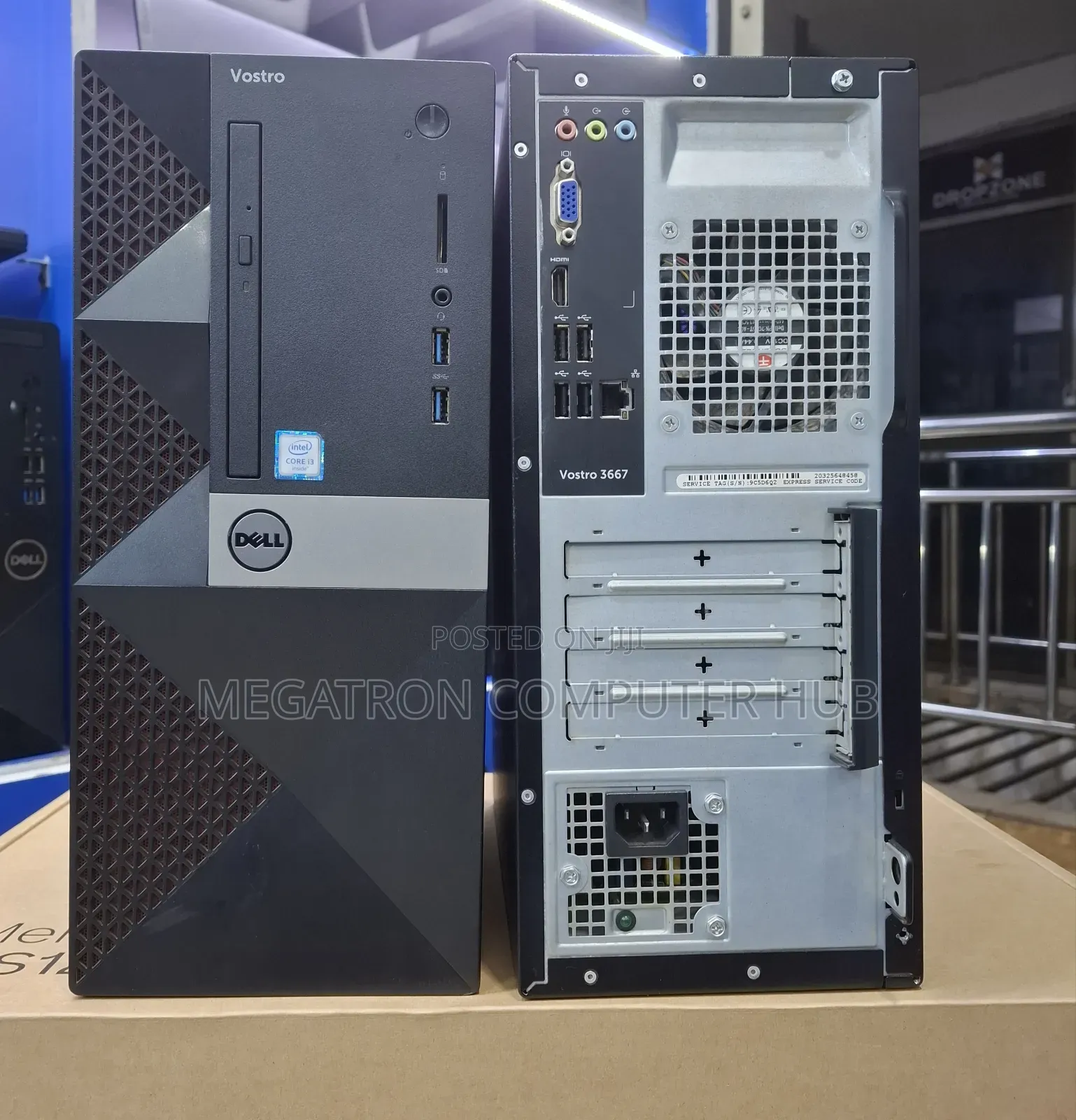 Desktop Computer Dell 8GB Intel Core I3 HDD+SSD 500GB