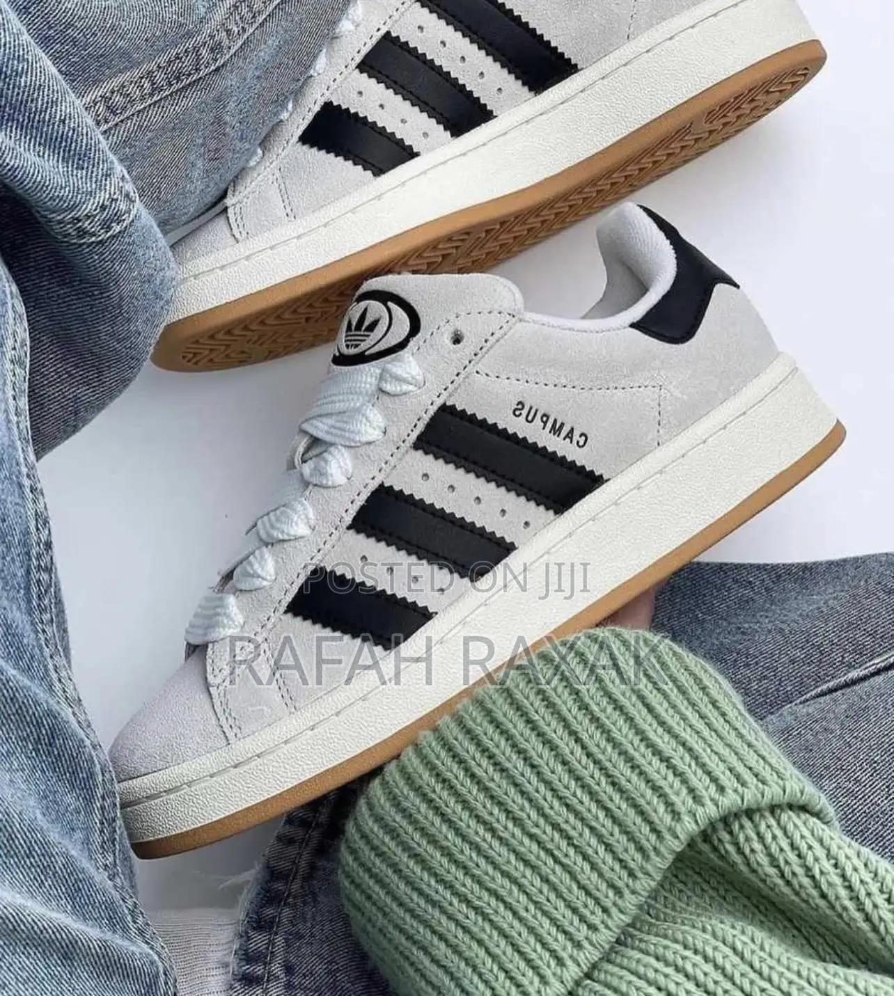 Original Grey Suede Adidas Campus 00s Sneakers