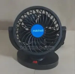 Plastic Black New Mitchell Single Car Fan