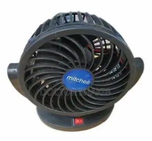 Plastic Black New Mitchell Single Car Fan