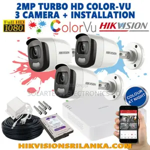 3 Channel CCTV Camera Kit