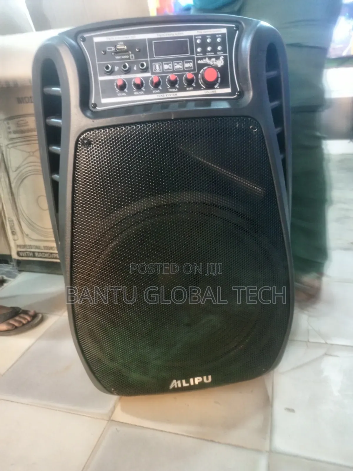 Amplified Bluetooth Speaker + Microphones