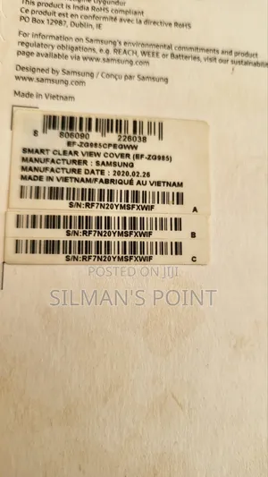 Samsung GALAXY S20 PLUS Smart View Clear Cover