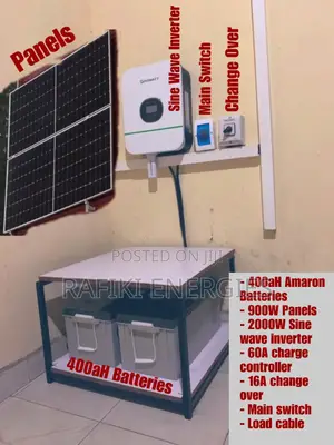 900W Panel + 400ah Amaron Battery Solar System