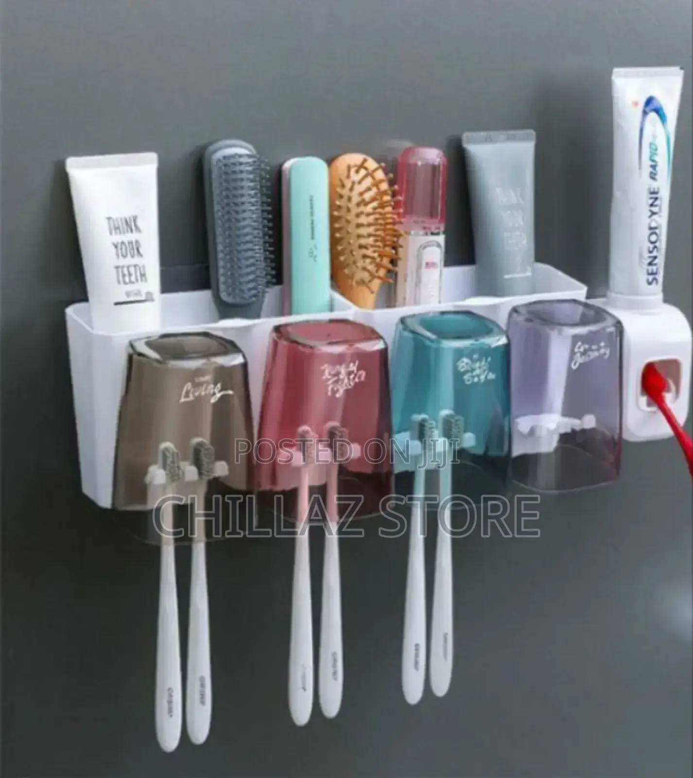 Brand Mounted Toothbrush Holder