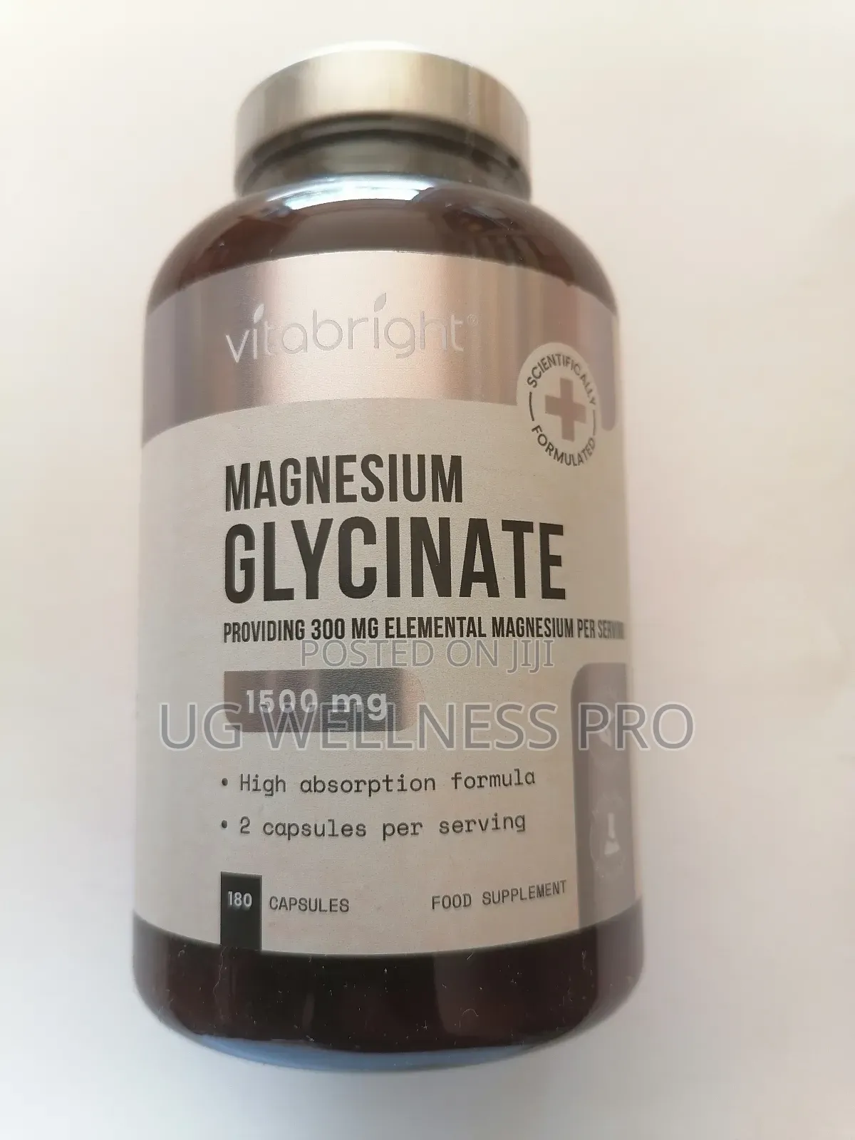 Vitabright Magnesium Glycinate - 1500mg High Strength