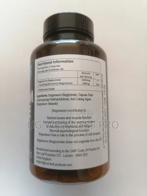 Magnesium Glycinate - High Strength Capsules 1040mg