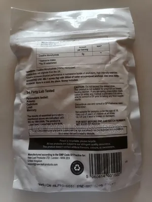 New Leaf Creatine Monohydrate Powder 150g 30 Servings
