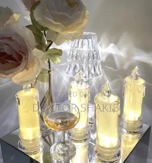 Decoration Crystal Candle Table