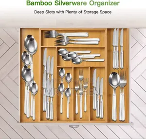 Wooden Cutlery Organizer