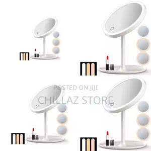 Woman Led Light Mirror