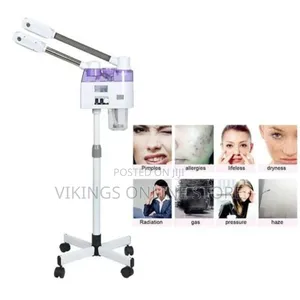 3 in 1 Hot and Cold Two Spray Heads Vaporizer Face Steamer