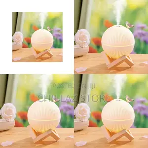 Portable Air Humidifier With Wooden Stand