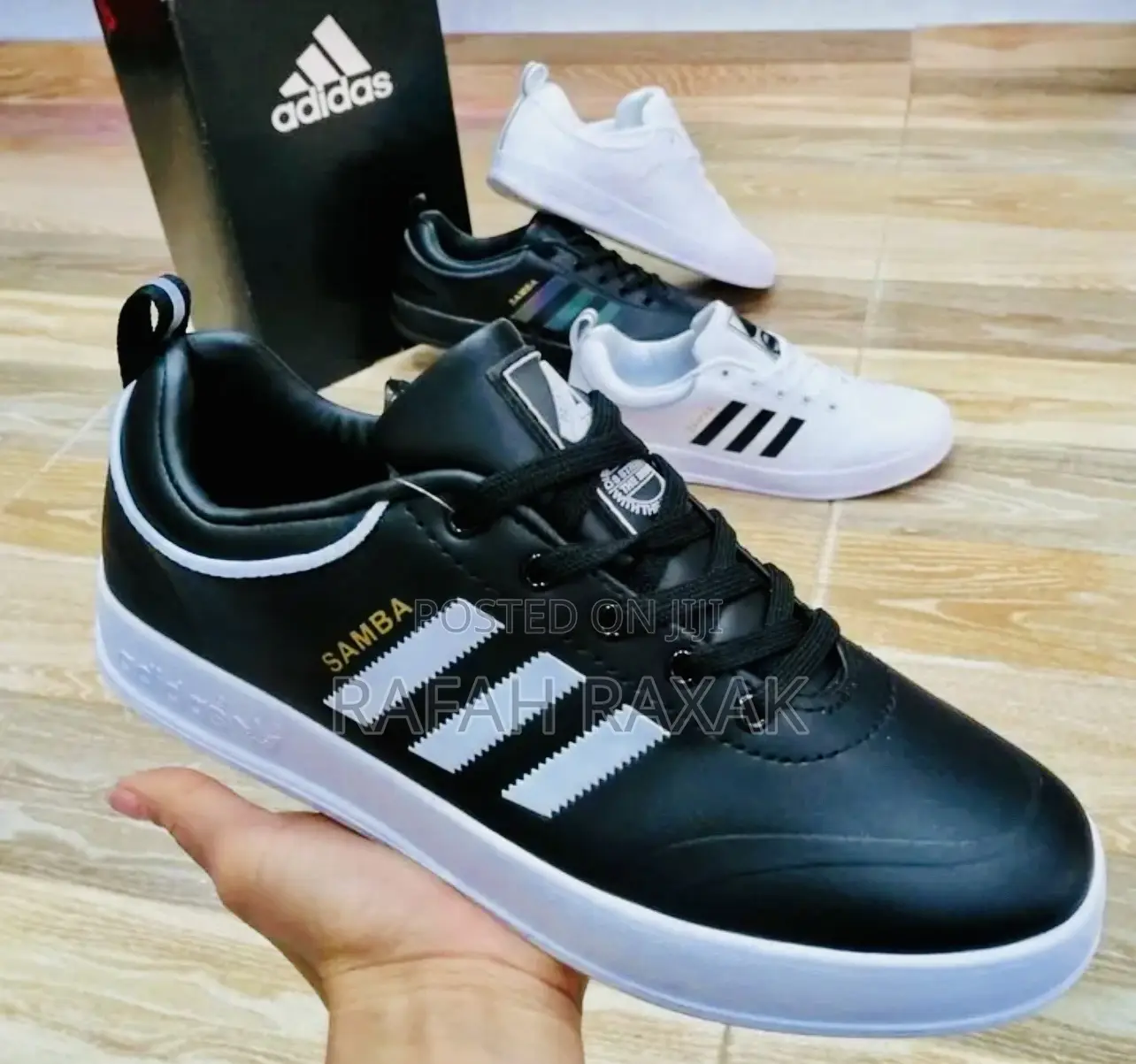 Original Black/White Adidas Samba Sneakers